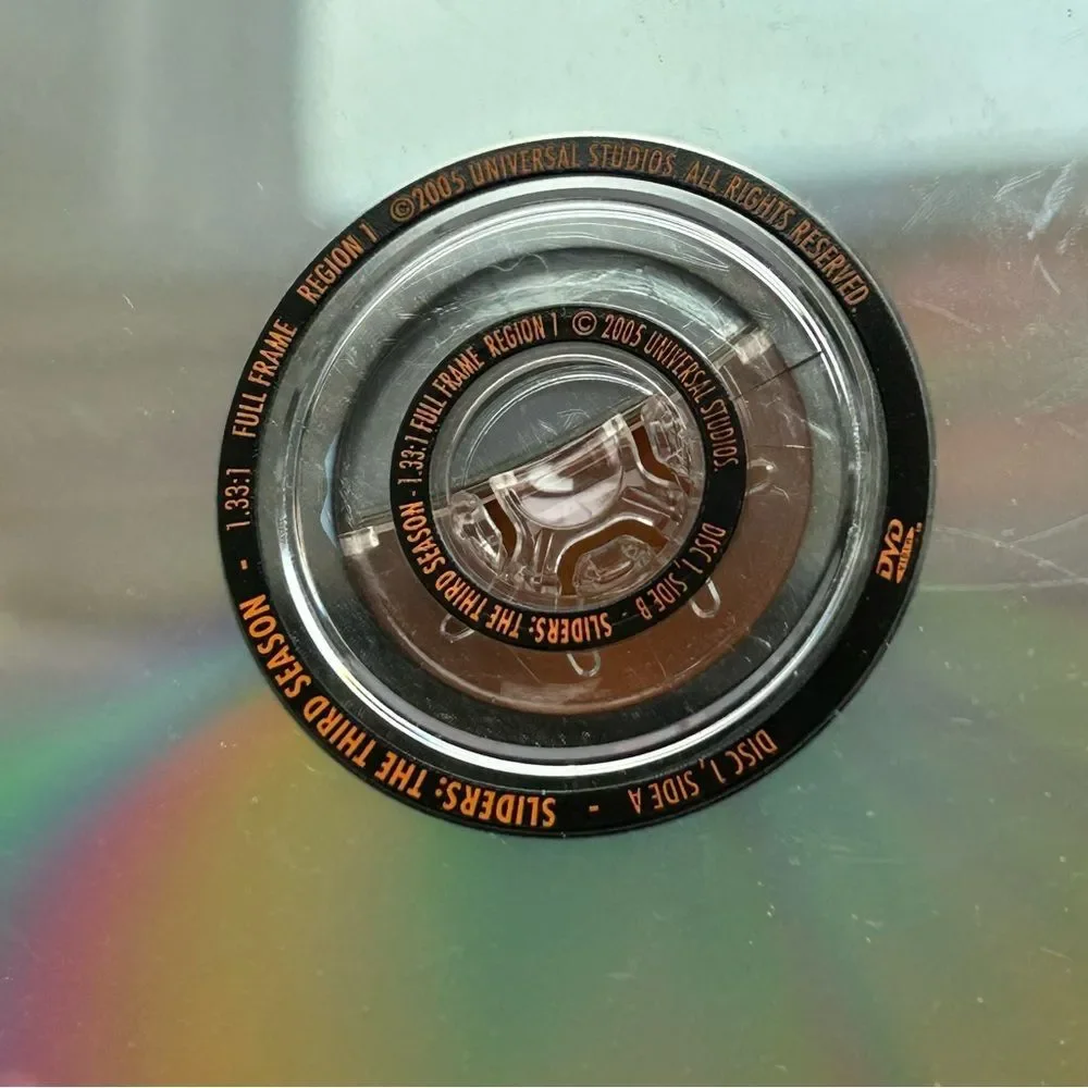 Sliders DVD Set with Colorful Discs